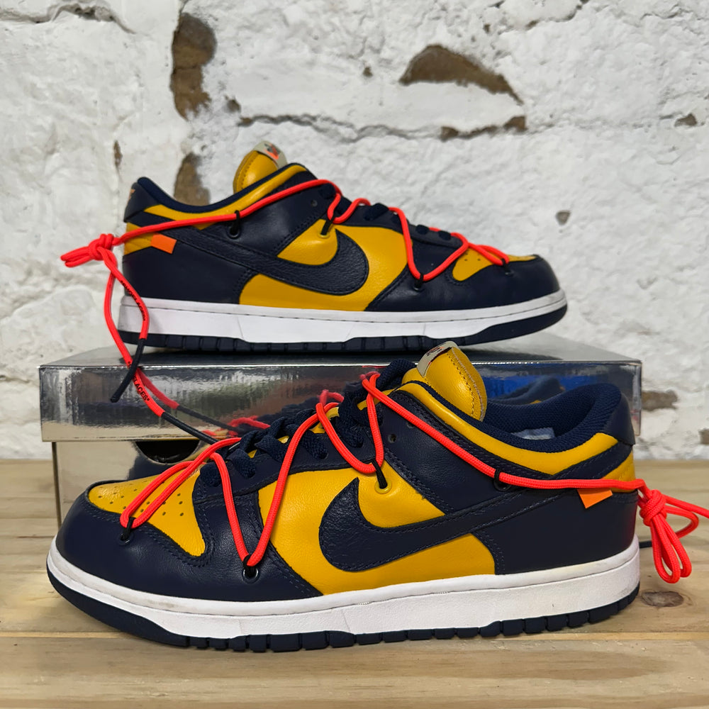 Nike Dunk Low Off-White University Gold Sz 9