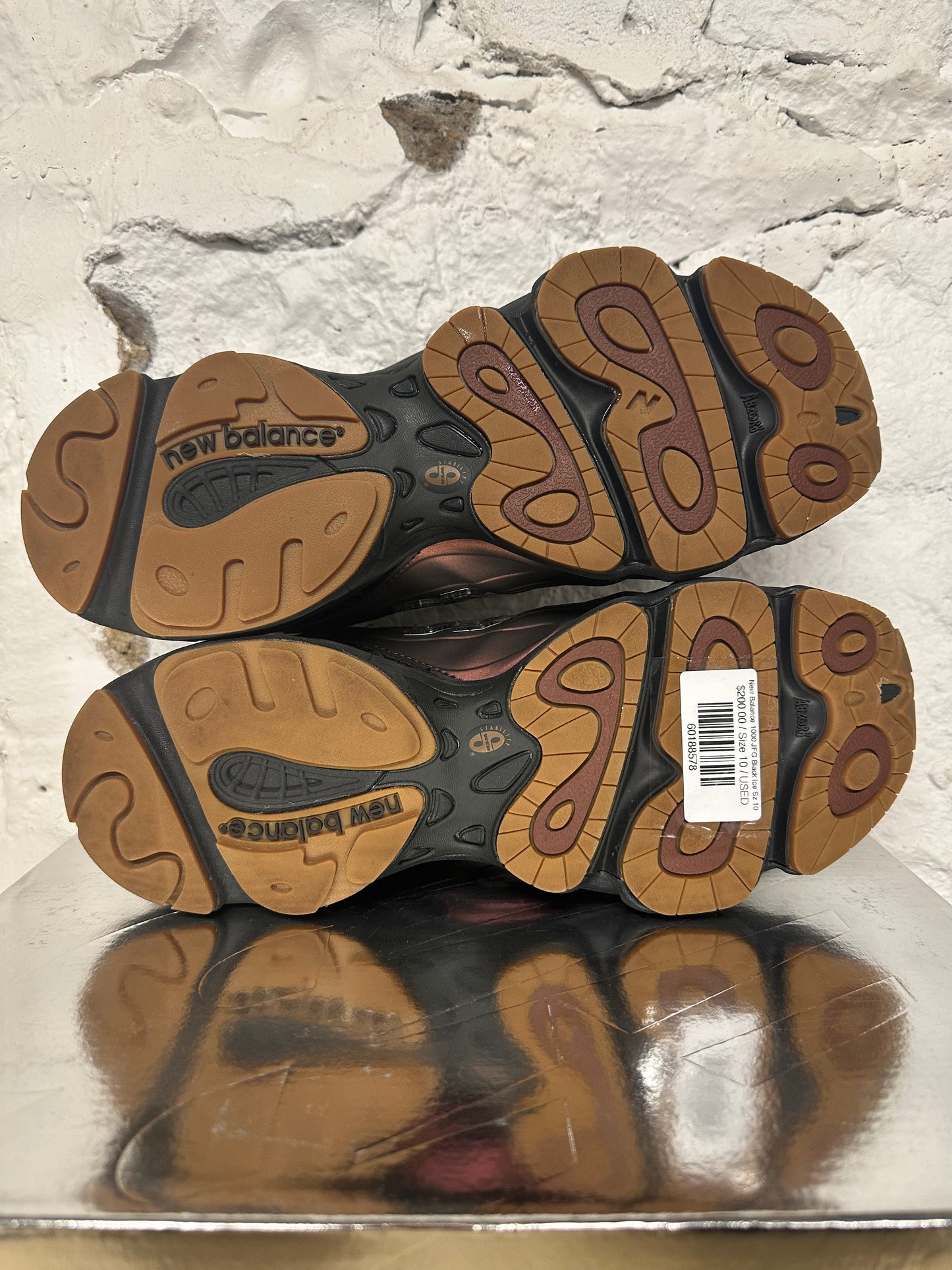 New Balance 1000 JoeFreshGoods When Things Were Pure Black Ice Sz 10