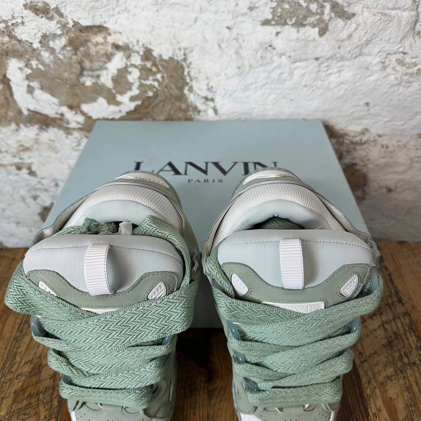 Lanvin Curb Cool Green White Sneaker