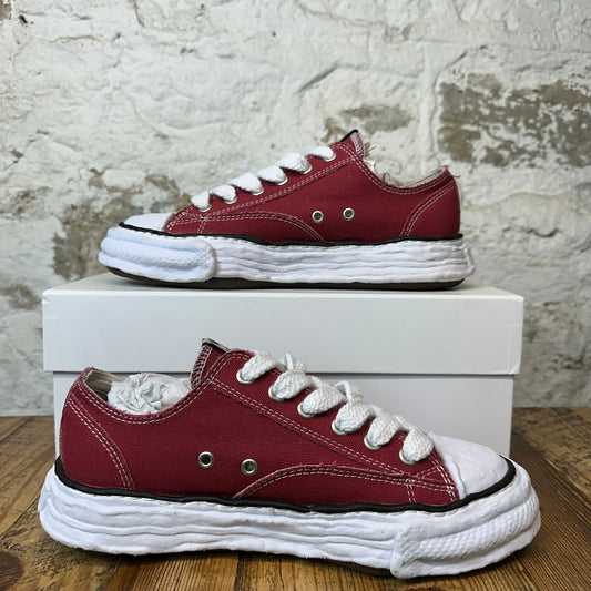 Maison Mihara Peterson 23 Bordeaux White Sneaker Sz 10 (43)