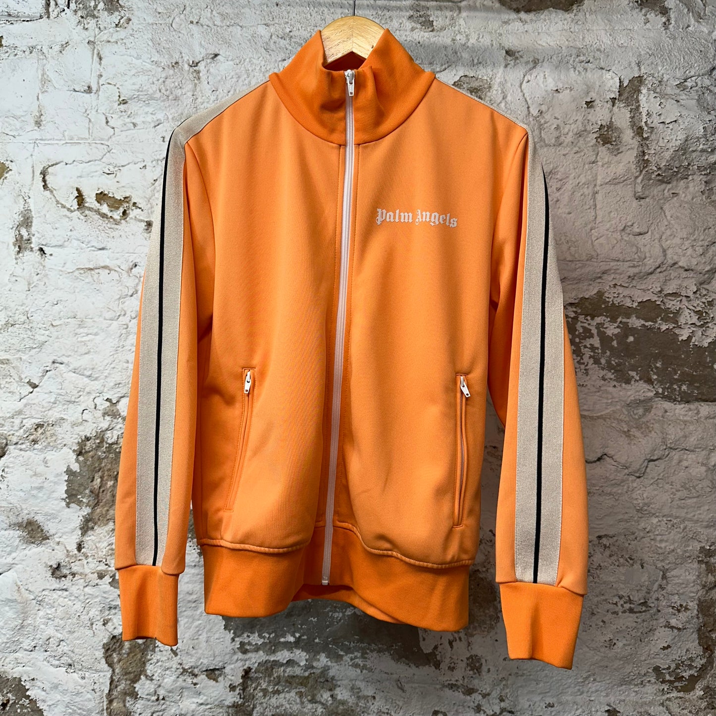 Palm Angels Light Orange Track Jacket Sz M