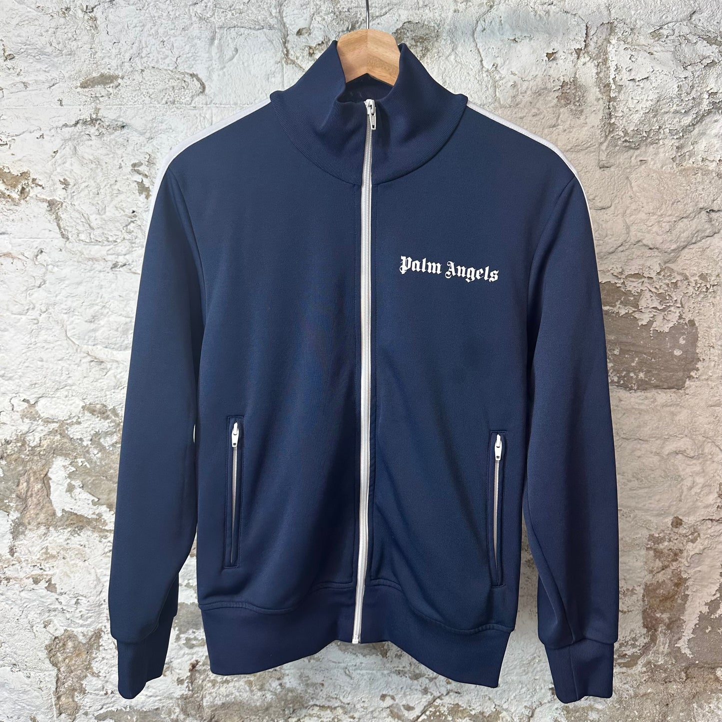 Palm Angels Navy Track Jacket Sz S