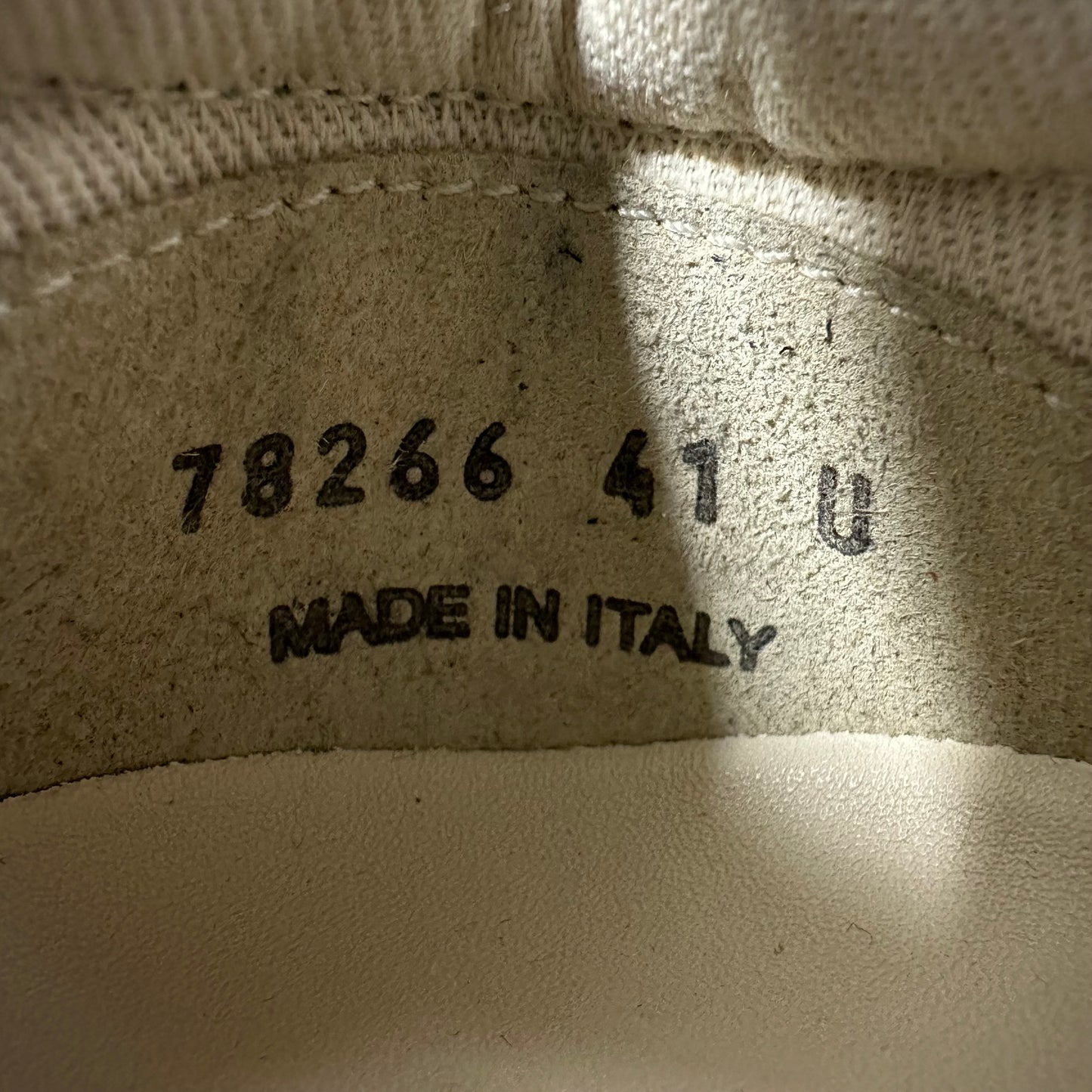 Rick Owens Vintage Pentastitch Black Milk Sneaker