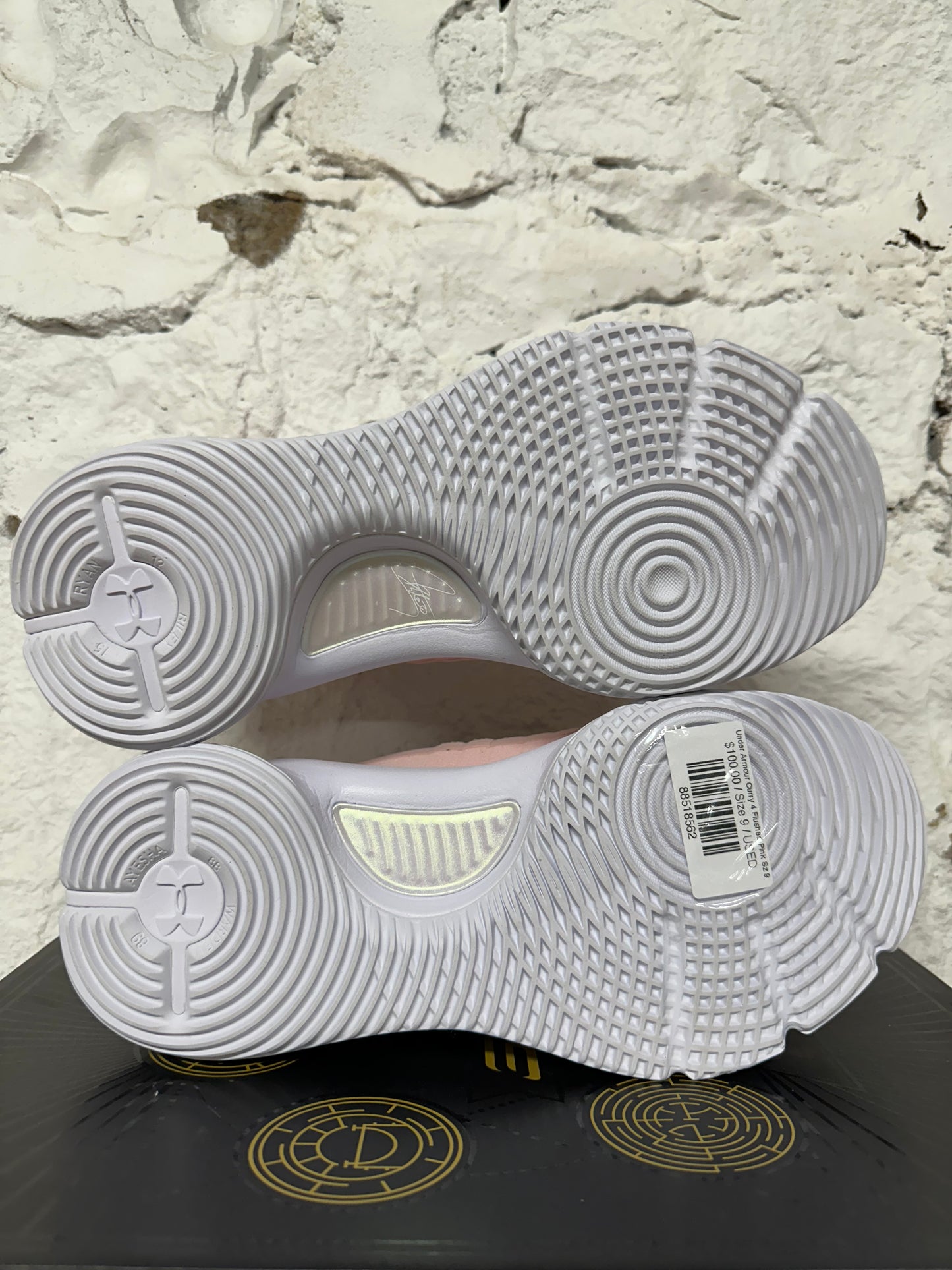 Under Armour Curry 4 Flushed Pink Sz 9