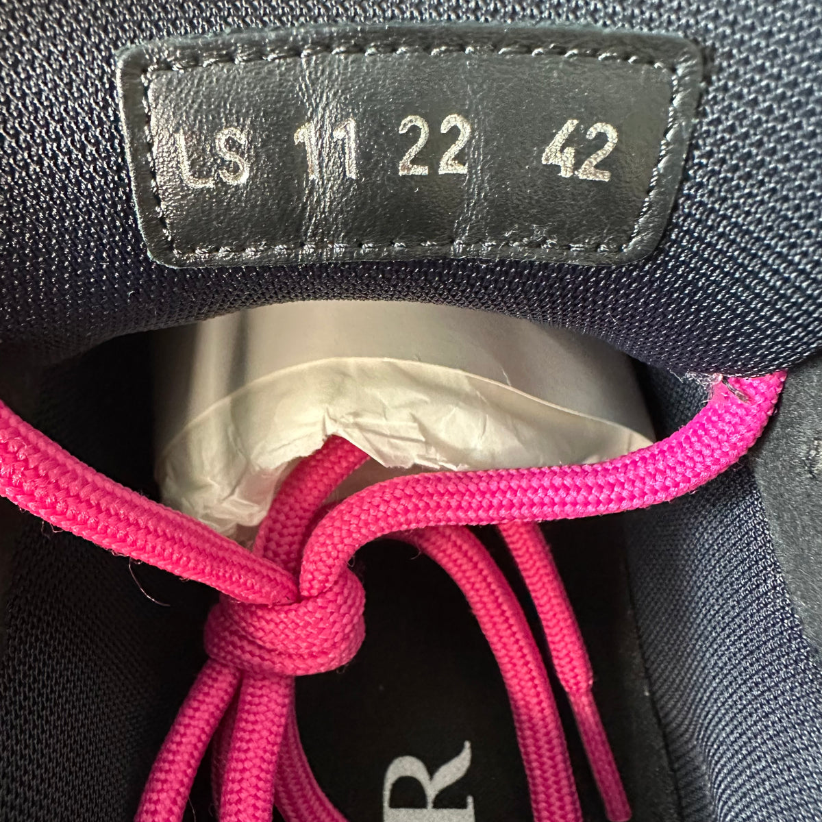 DIor B22 Rose Black White Sneaker Sz 9 (42)