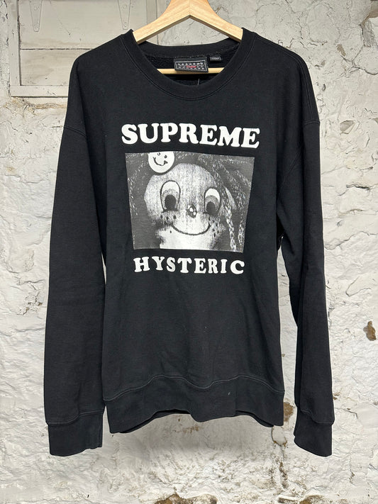 Supreme Hysteric Glamour Black Crewneck Sz L