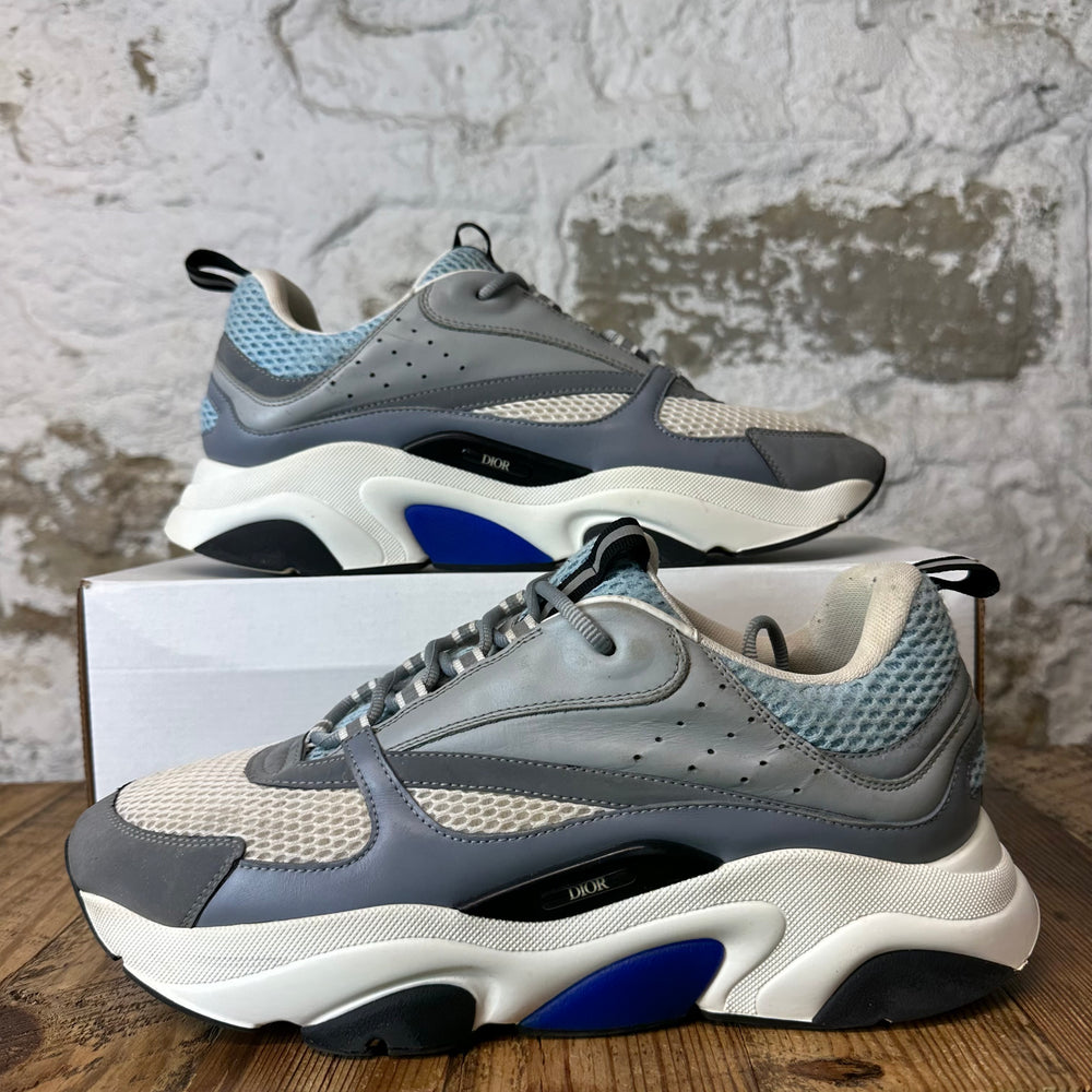 Dior B22 Grey Blue White Sneaker Sz 12 (45)