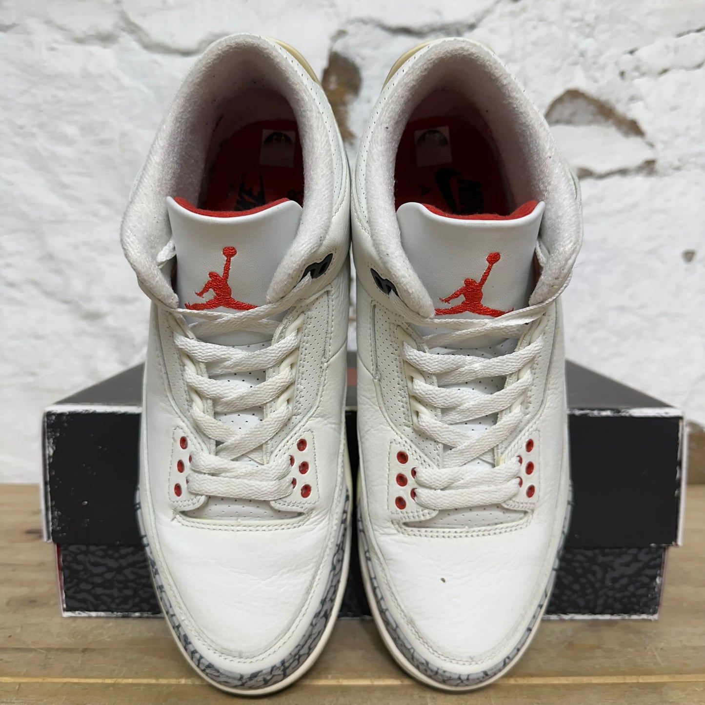 Air Jordan 3 White Cement Reimagined Sz 8.5