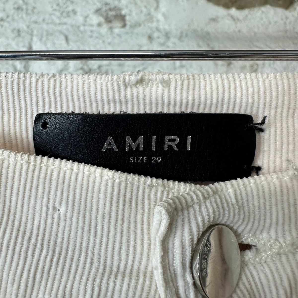 Amiri Plain Light Pink Corduroy Jeans Sz 29