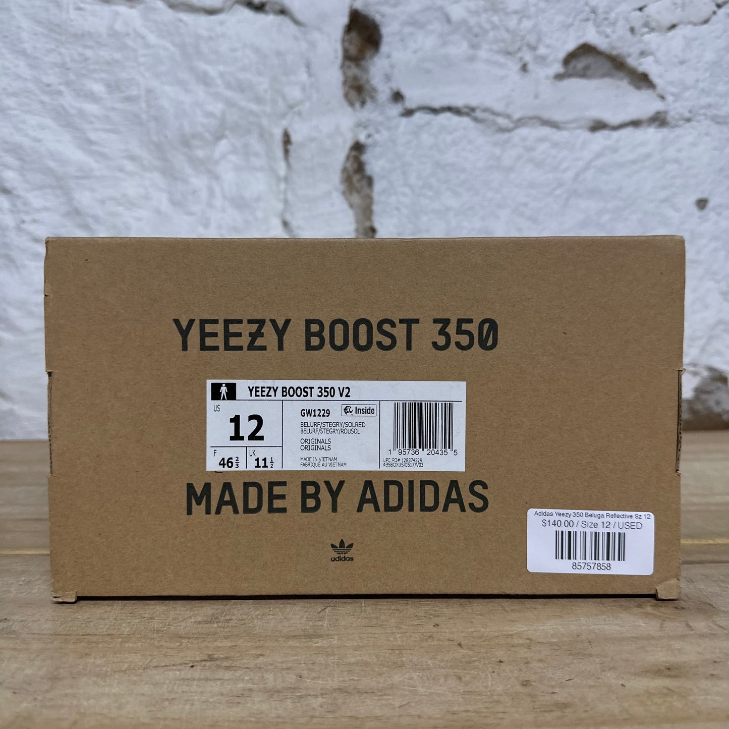 Yeezy 350 V2 Beluga Reflective Sz 12