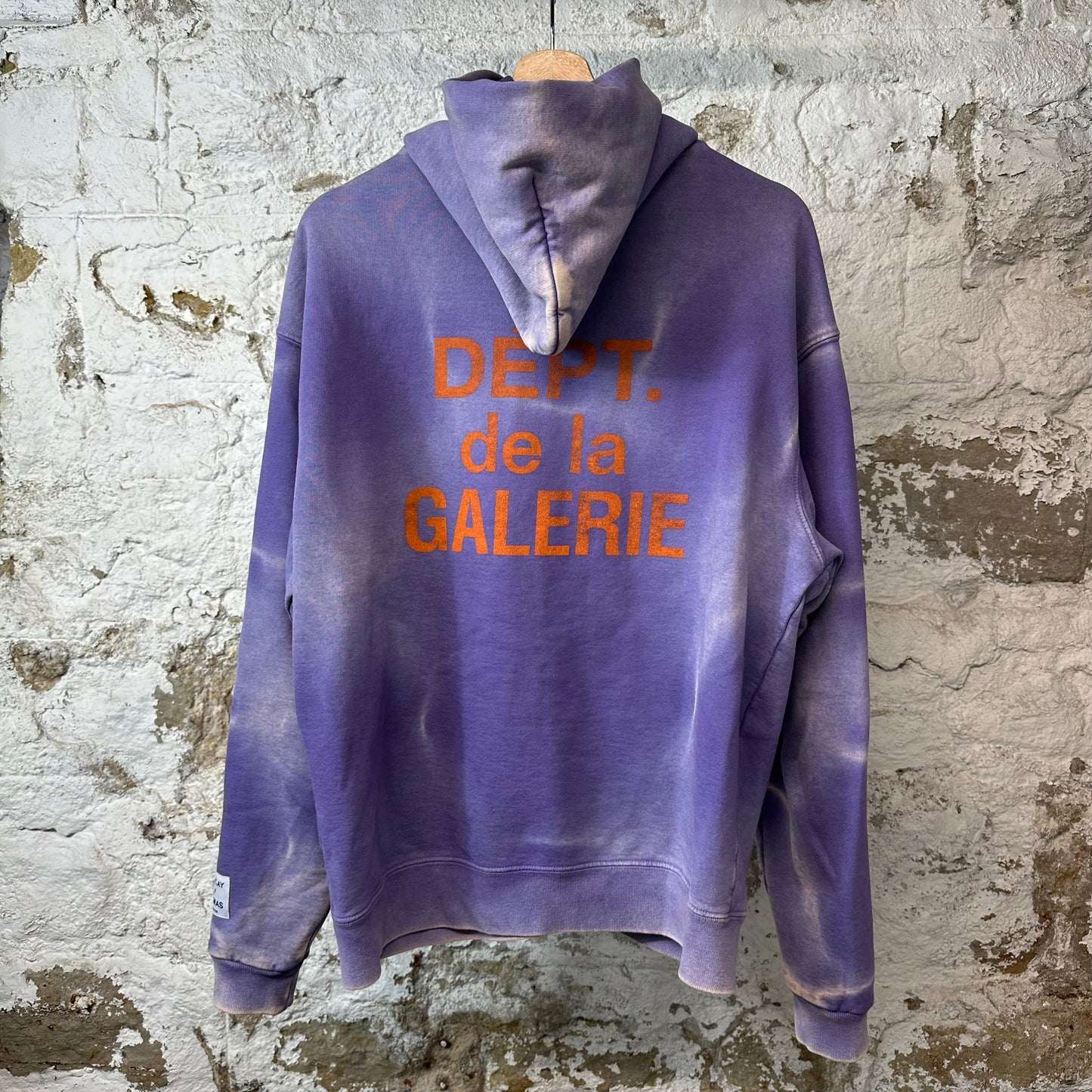 Gallery Dept Faded Purple Zip Up Hoodie Sz S