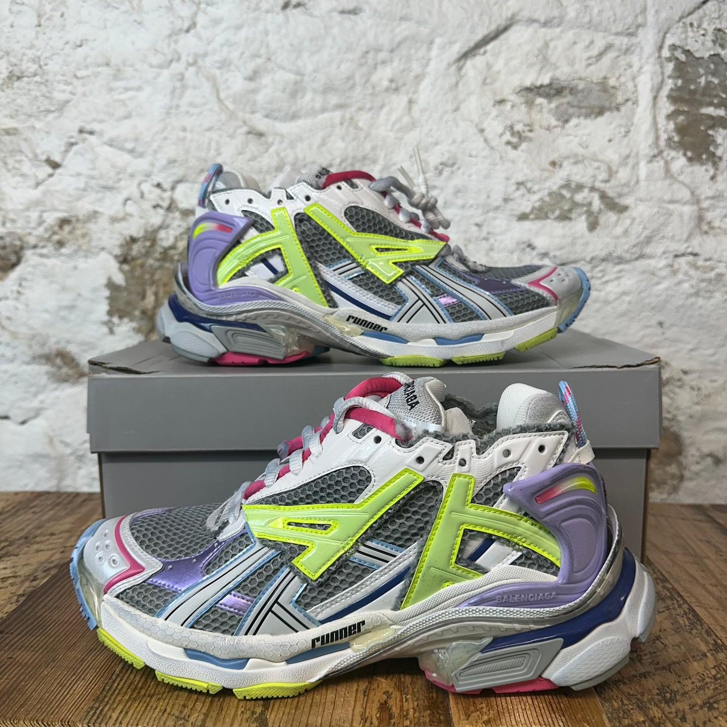 Balenciaga Runner Gray Multicolor Sneaker