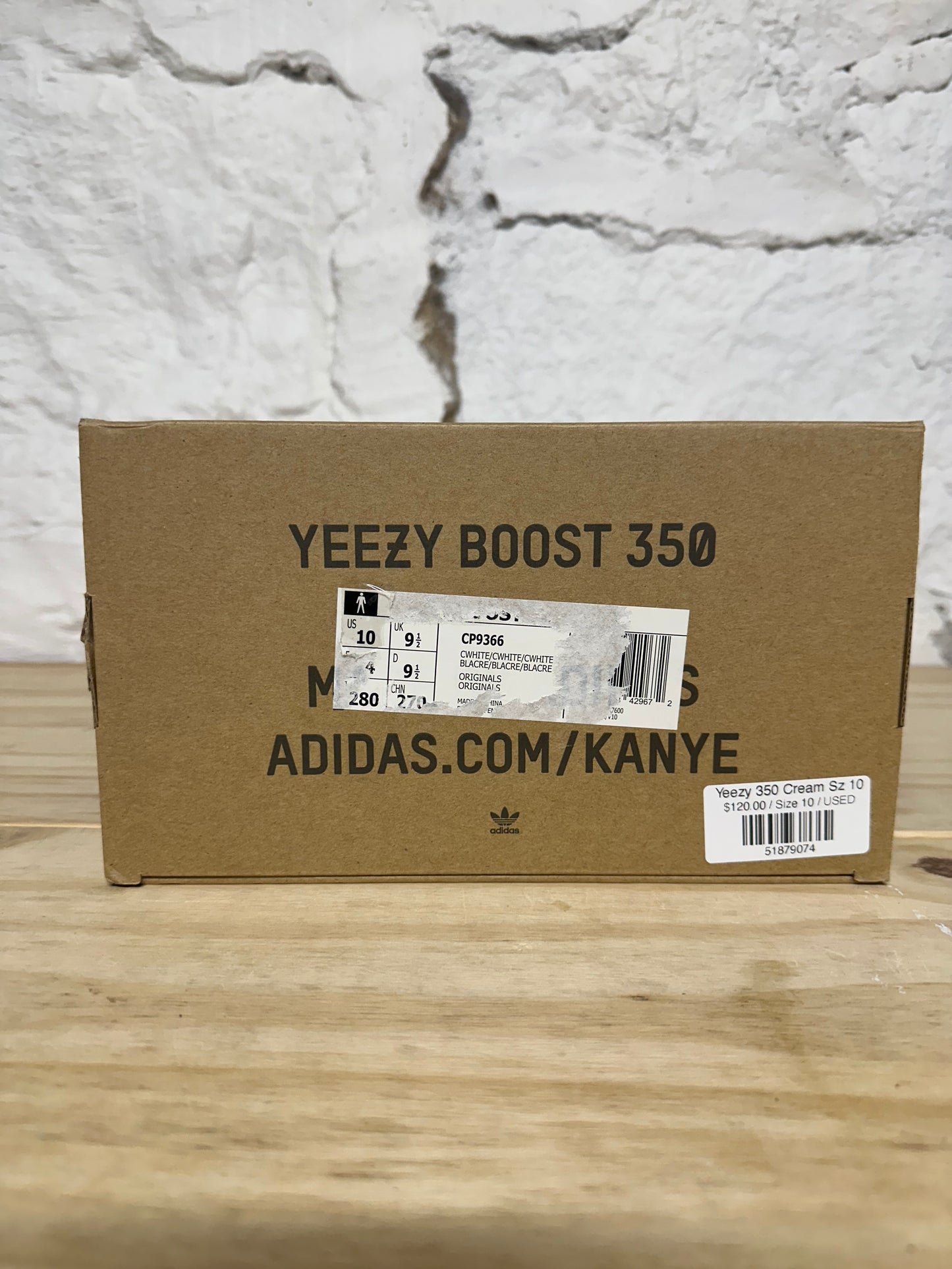 Yeezy 350 V2 Cream Sz 10