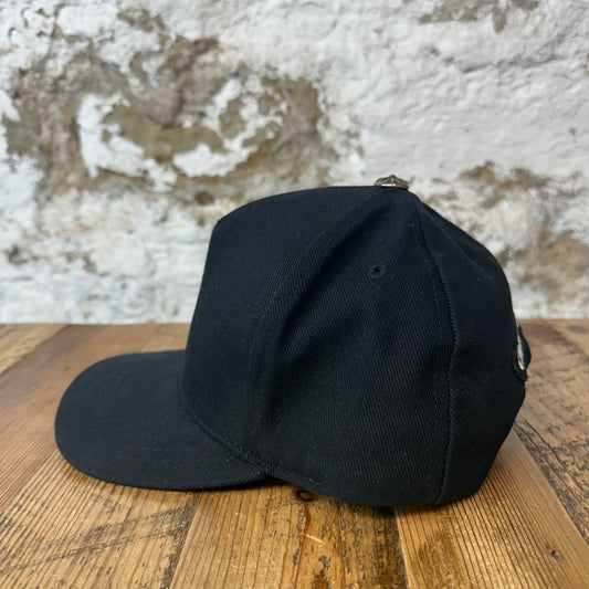 Chrome Hearts Cross Waxed Denim Hat