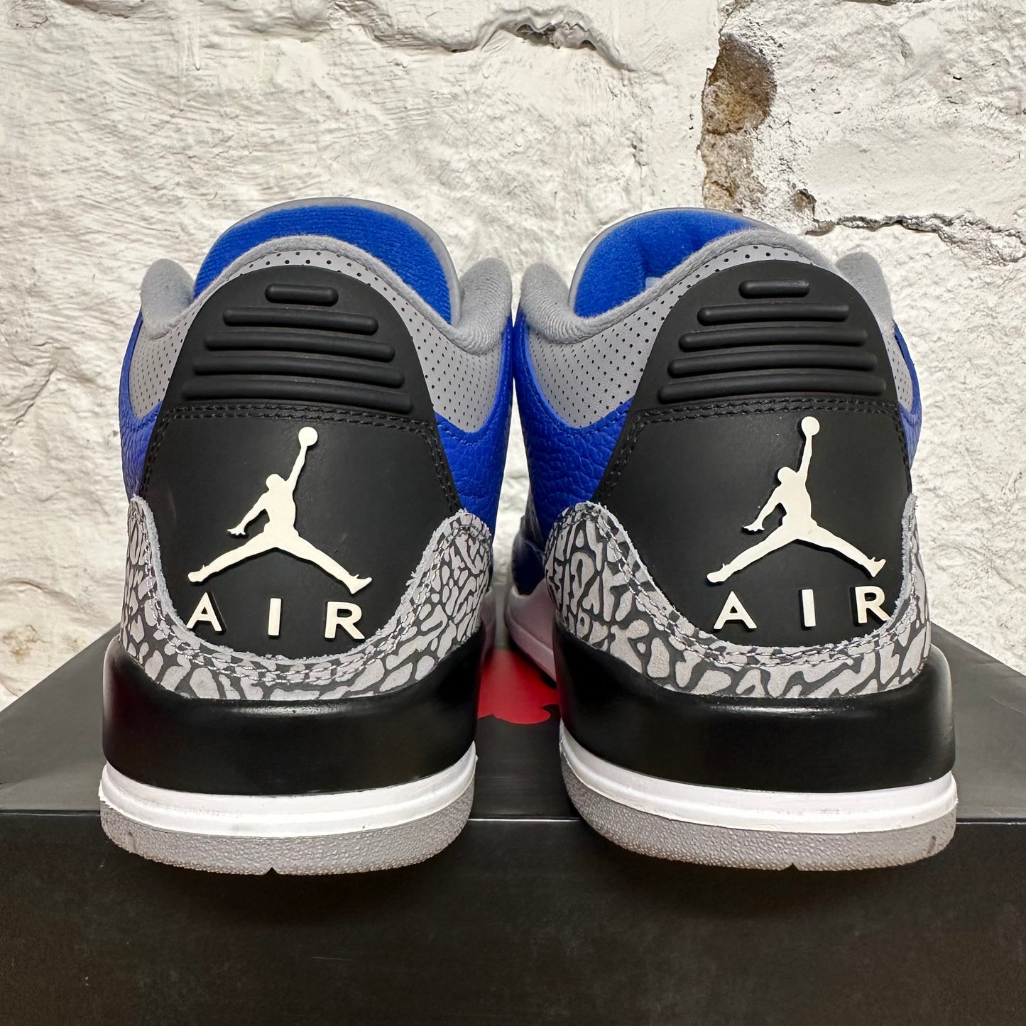 Air Jordan 3 Varsity Royal Cement Sz 10