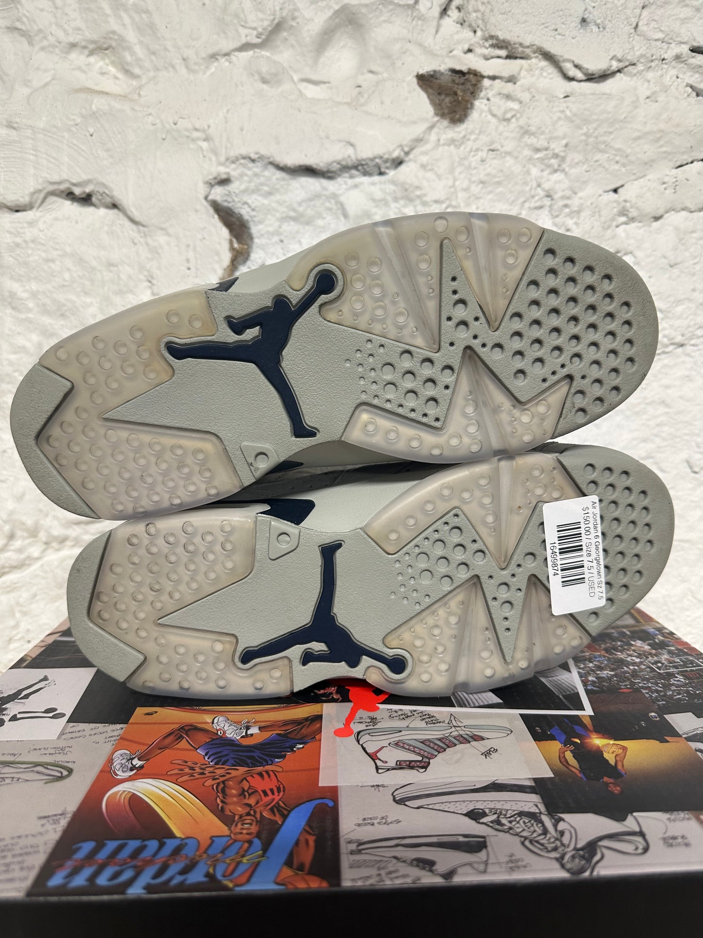 Air Jordan 6 Georgetown Sz 7.5
