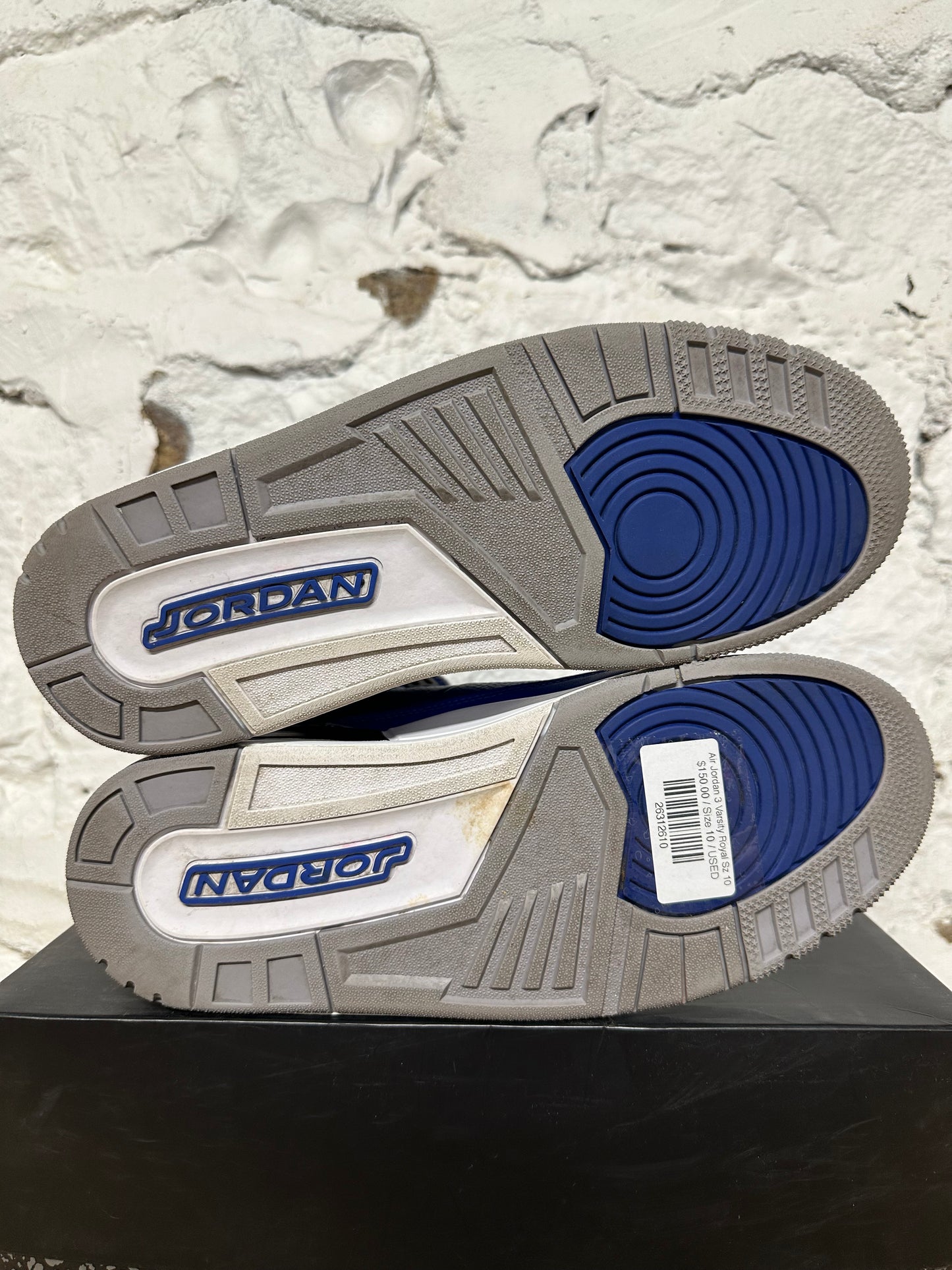 Air Jordan 3 Varsity Royal Sz 10