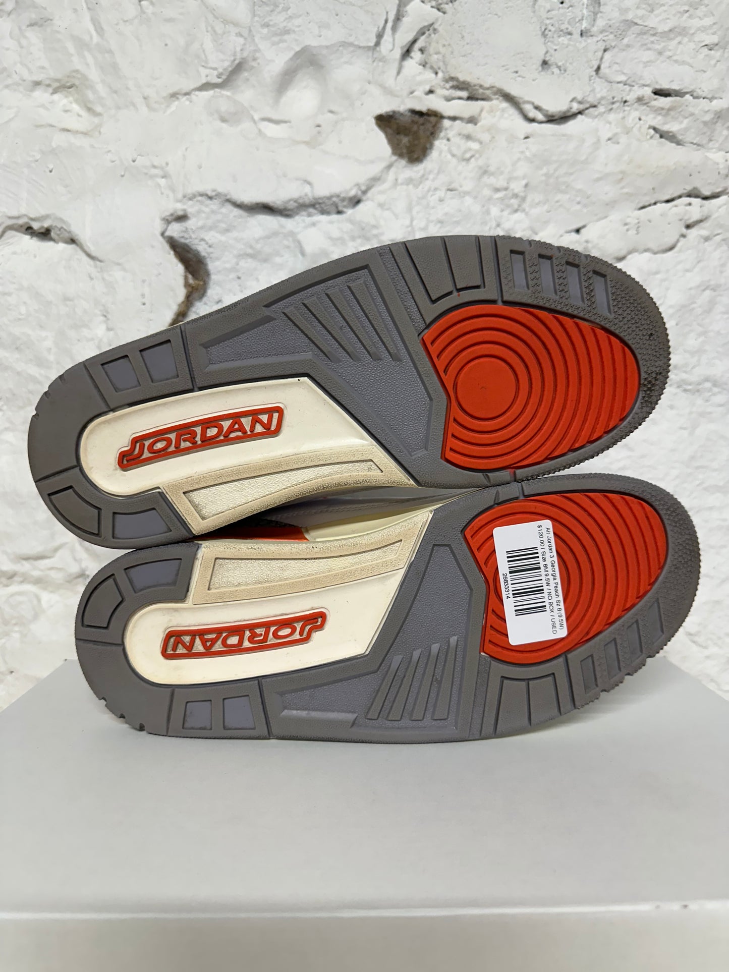 Air Jordan 3 Georgia Peach Sz 8 (9.5W)