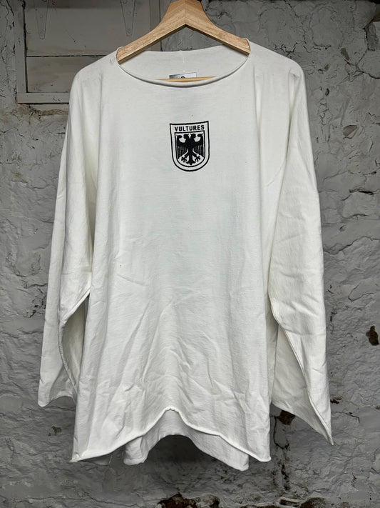 Kanye Vultures White L/S T-Shirt Sz 3