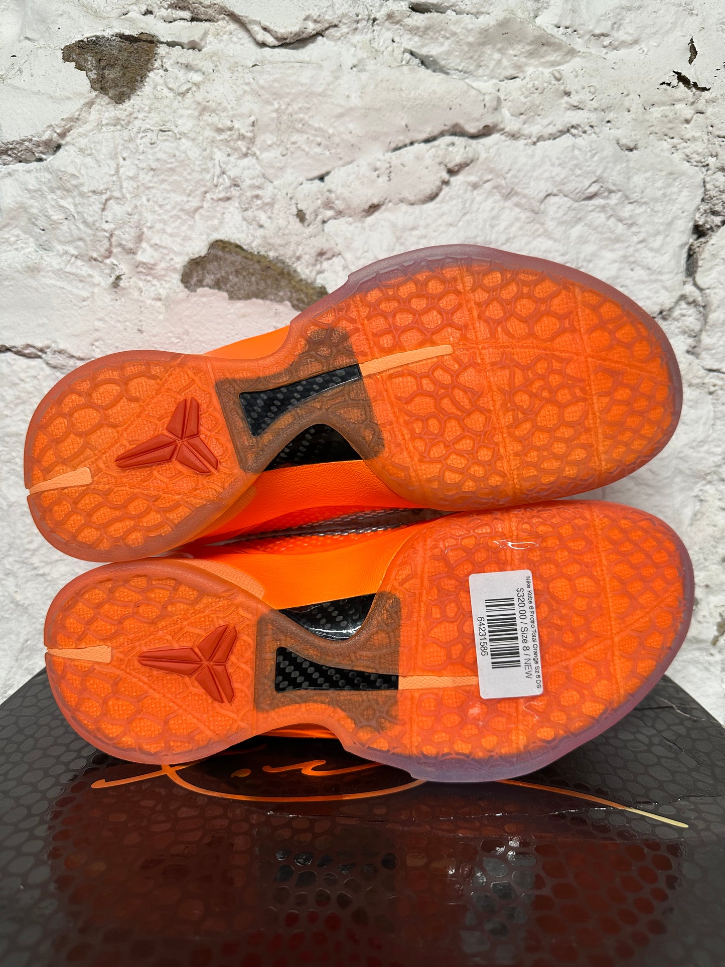 Nike Kobe 6 Protro Total Orange Sz 8 DS