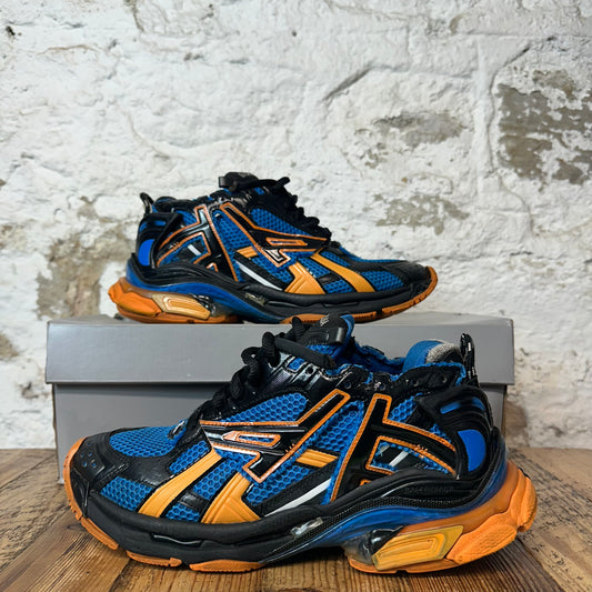 Balenciaga Runner Black Orange Blue Sneaker Sz 9 (42)