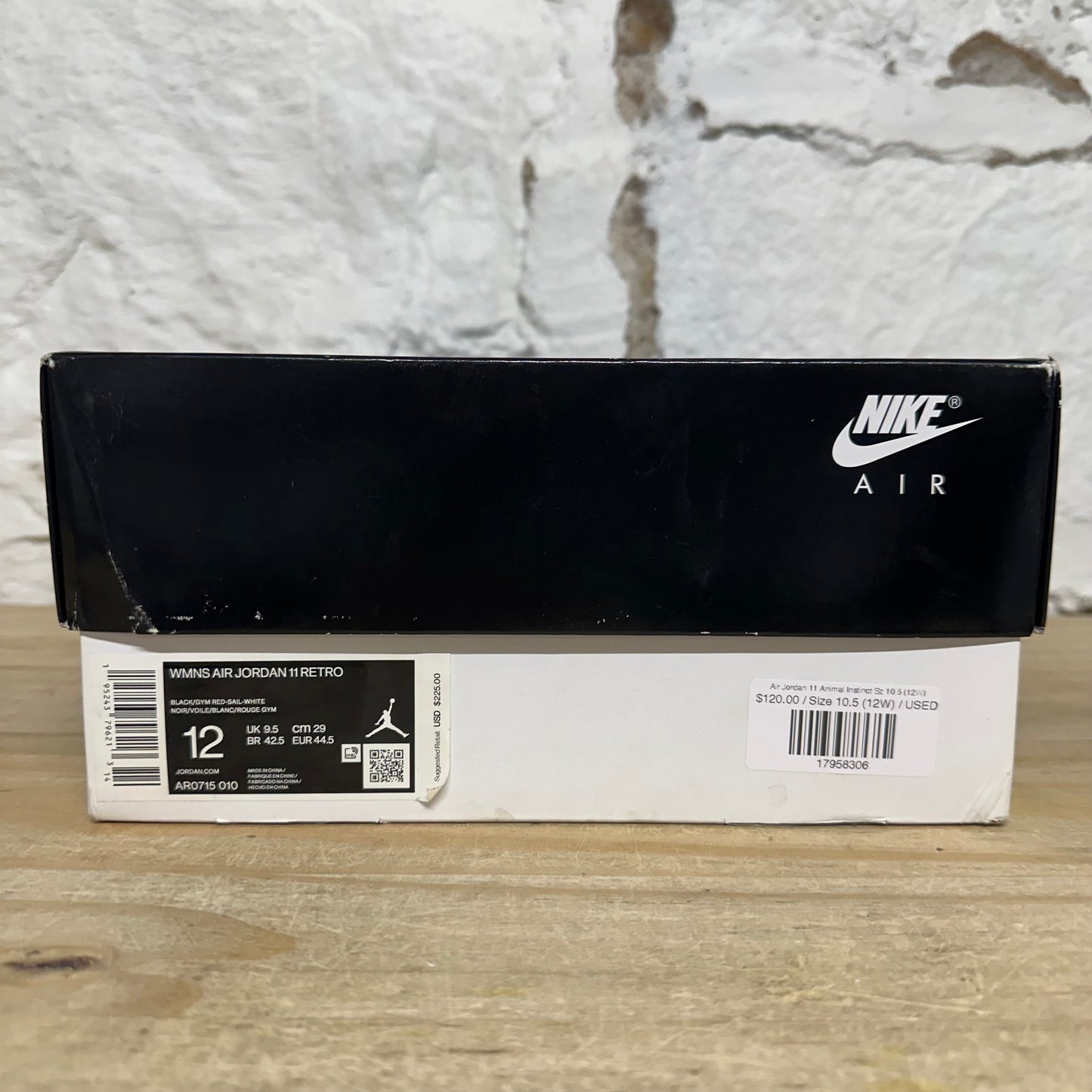 Air Jordan 11 High Animal Instinct Sz 10.5 (12W)