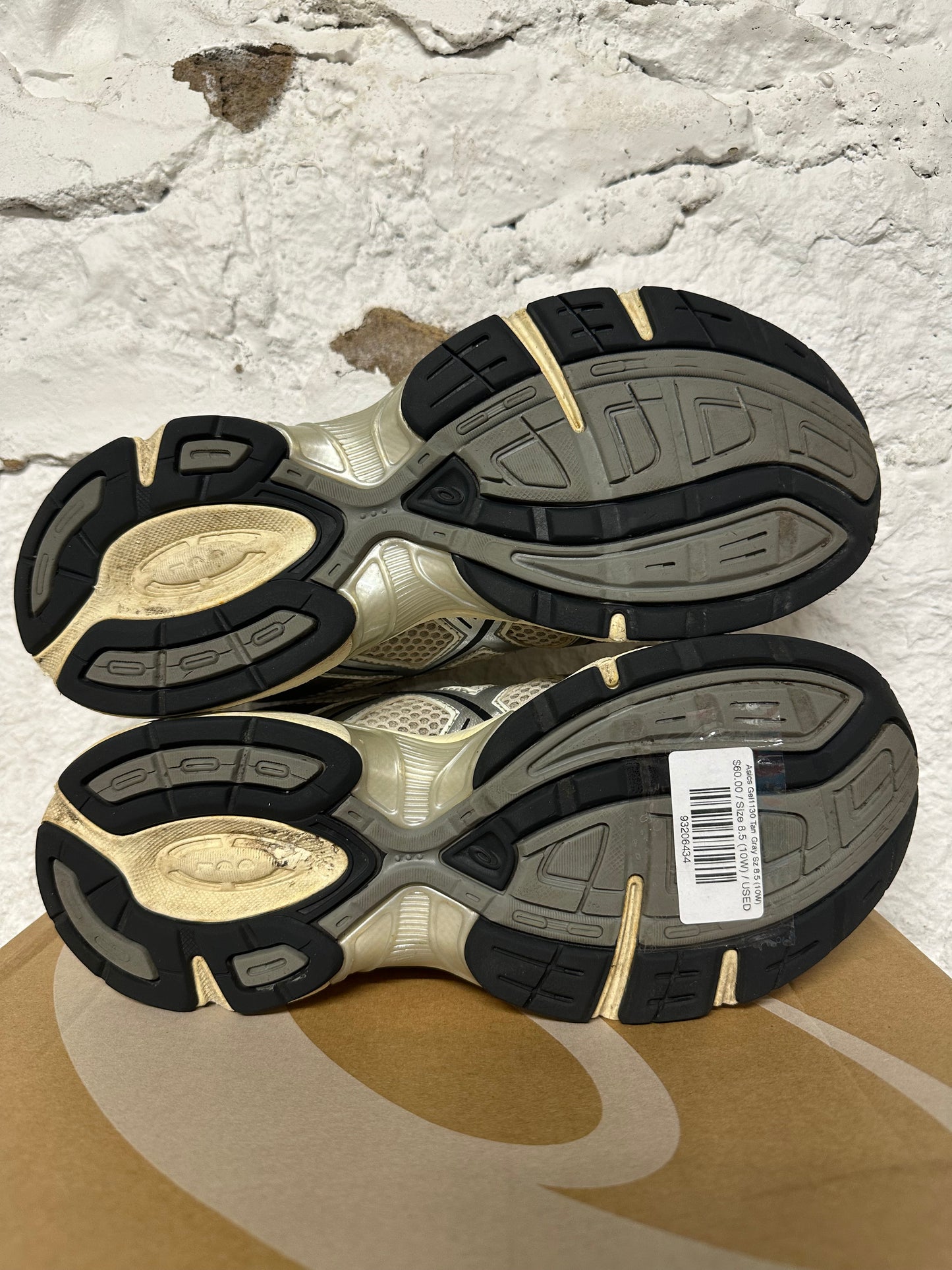 Asics Gel-1130 Tan Grey Sz 8.5 (10W)