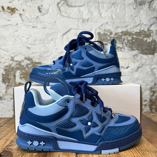 Louis Vuitton Blue Navy Skate Sneaker Sz 8.5 (7LV)