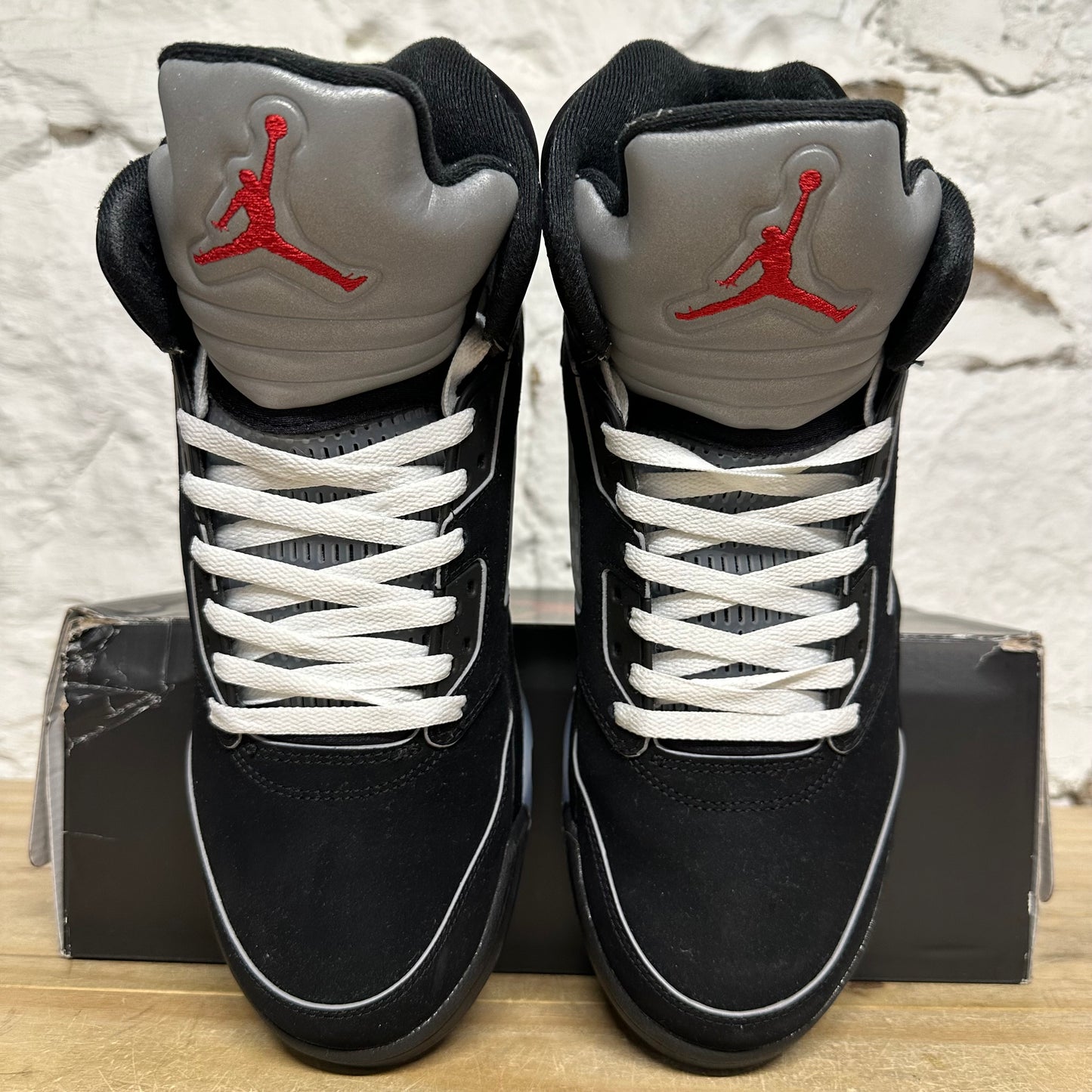 Air Jordan 5 Black Metallic Reimagined Sz 12