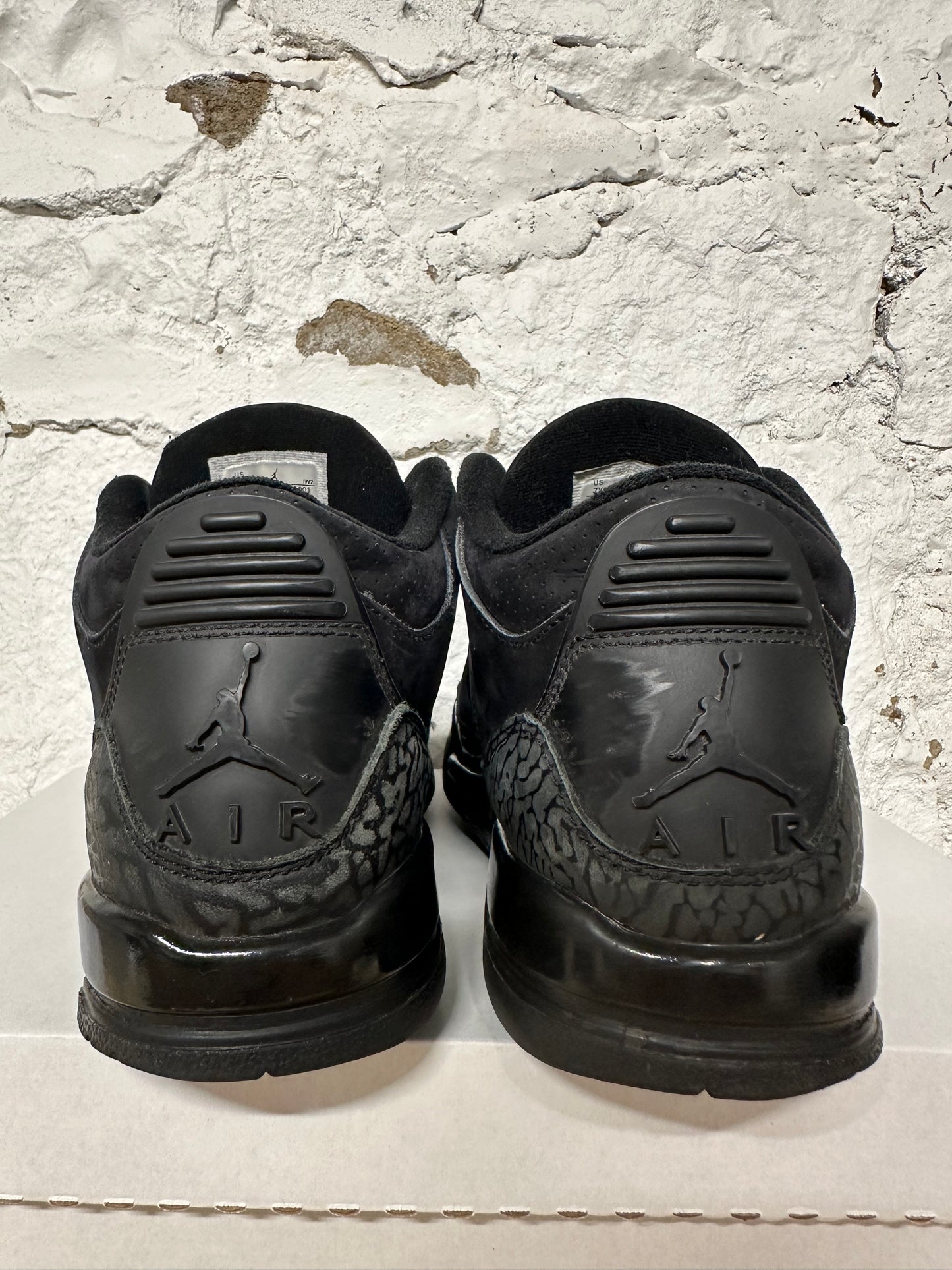 Air Jordan 3 Black Cat Sz 7Y