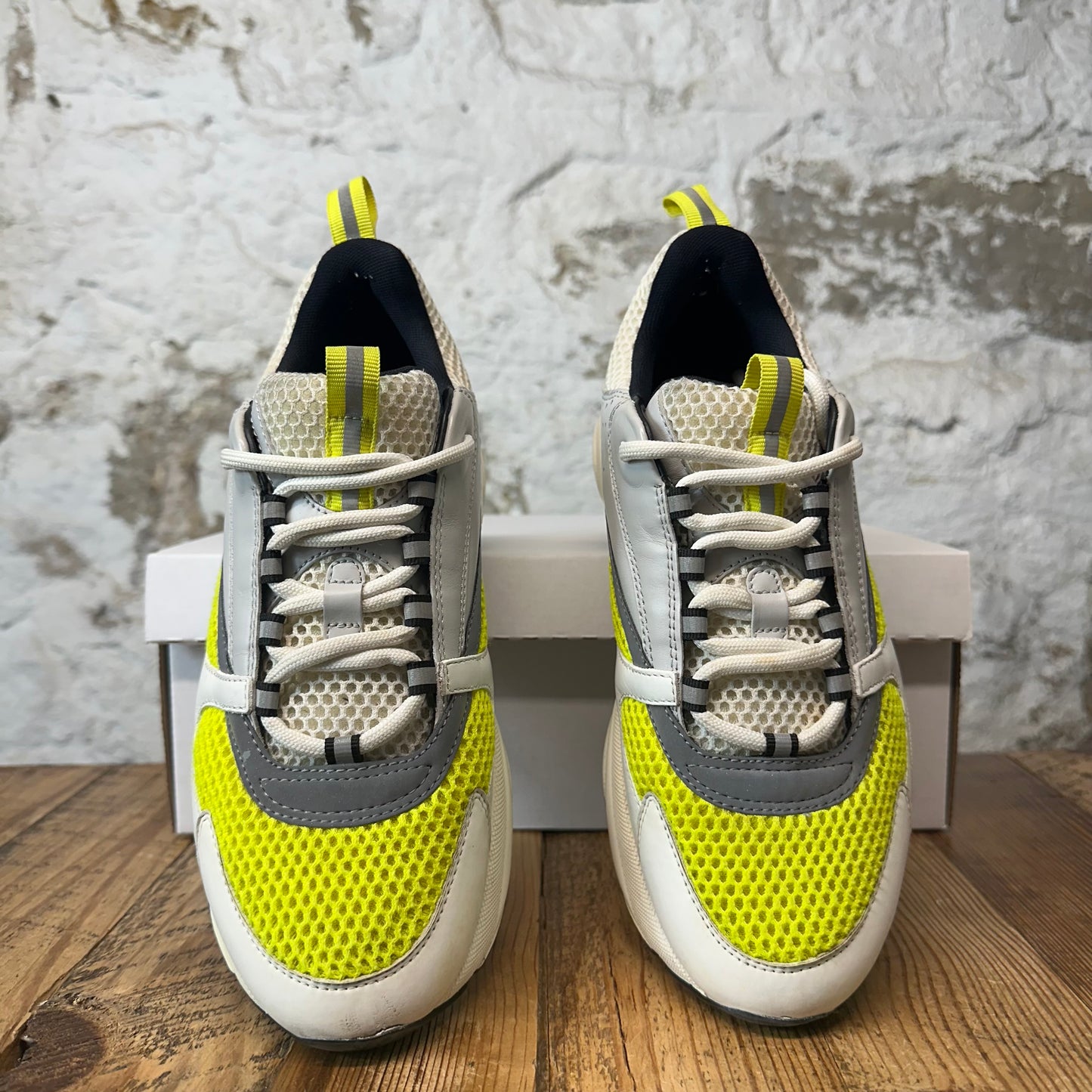 Dior B22 Grey Yellow White Sneaker Sz 8 (41)