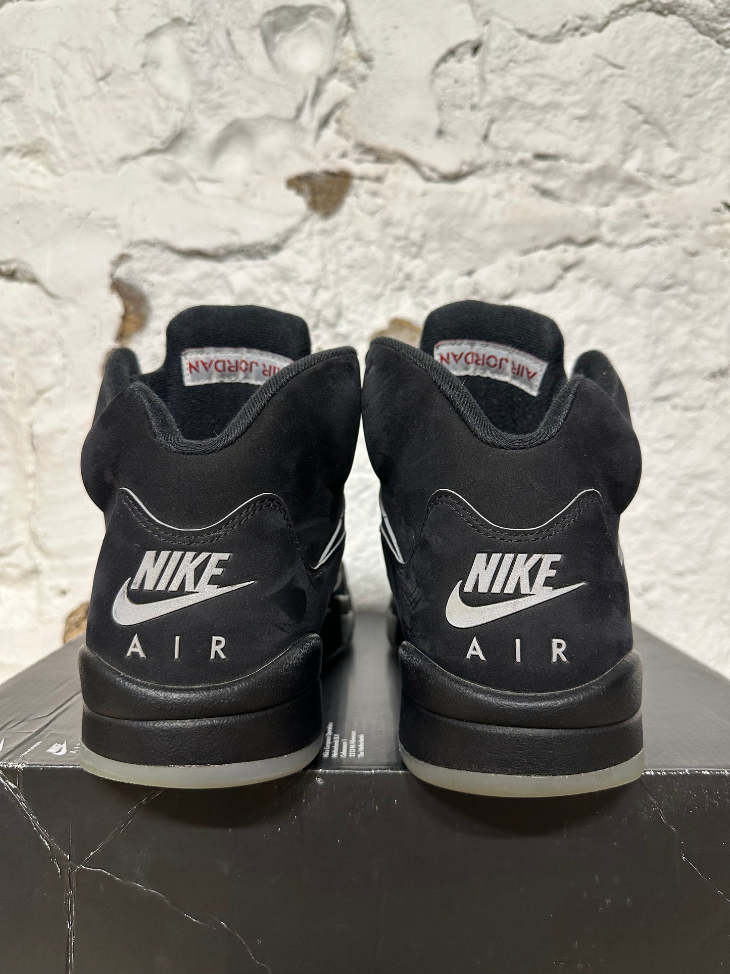 Air Jordan 5 Black Metallic Reimagined Sz 11.5