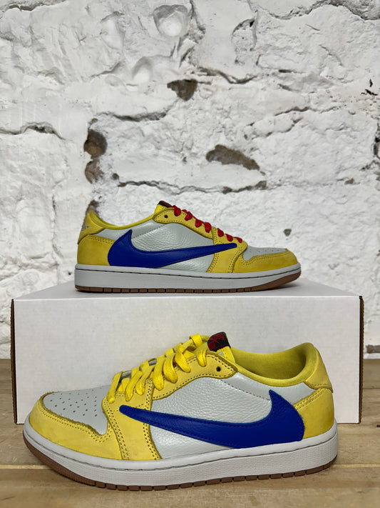 Air Jordan 1 Low Travis Scott Canary Sz 6.5 (8W)