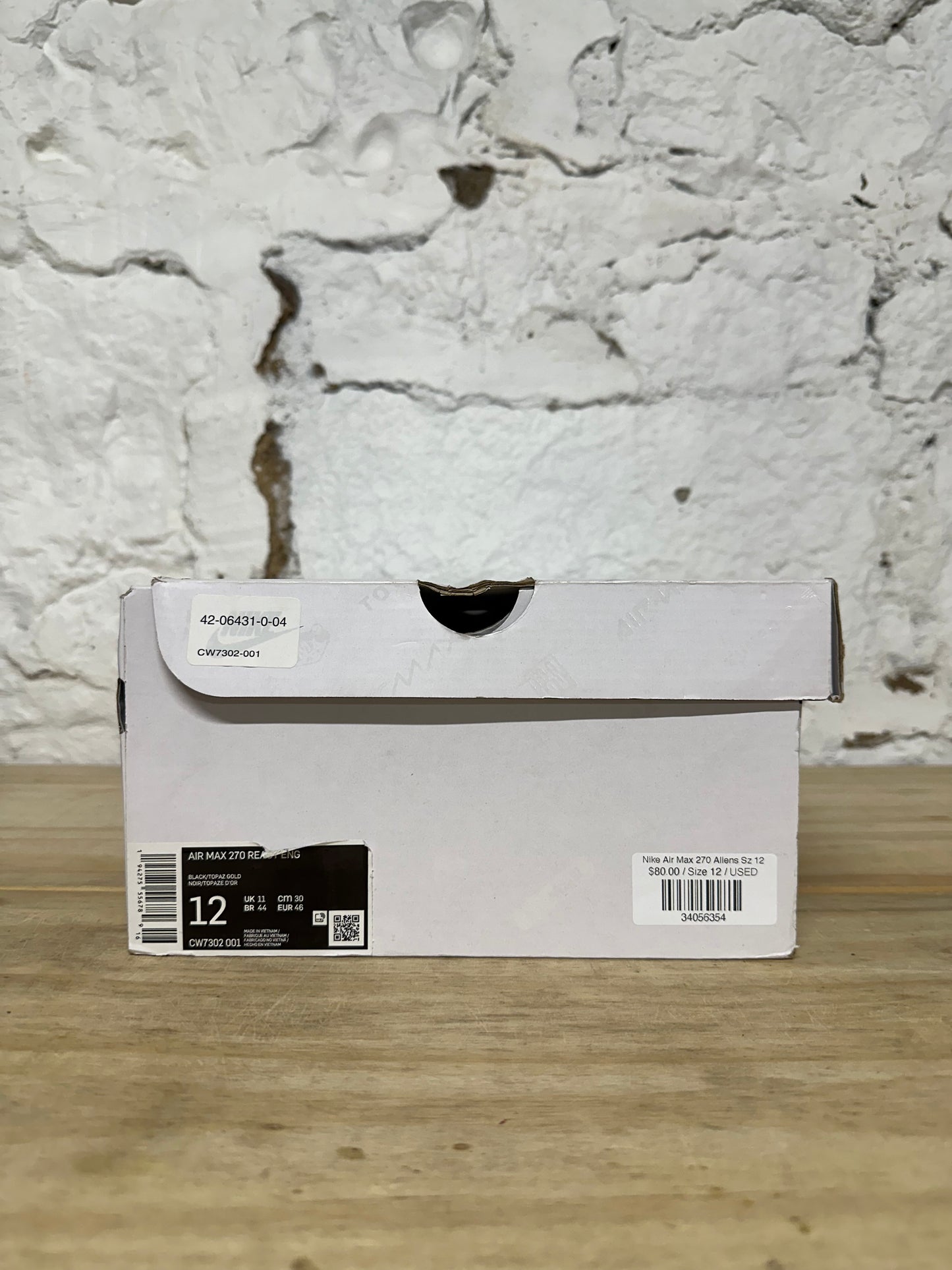 Nike Air Max 270 Aliens Sz 12