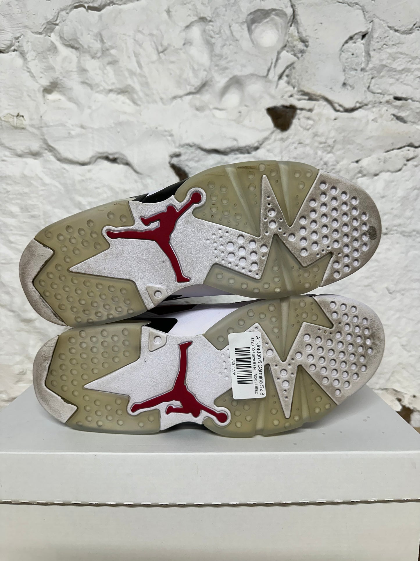 Air Jordan 6 Carmine Sz 8