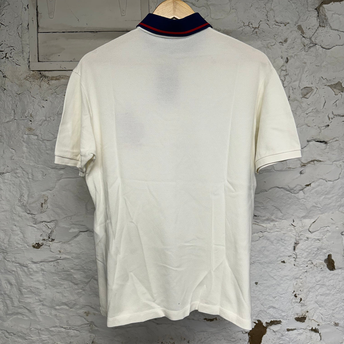 Gucci Strawberry White Polo Shirt Sz M