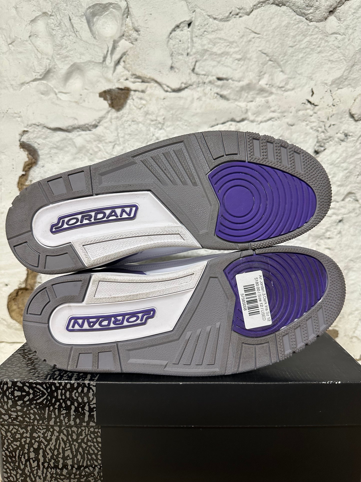 Air Jordan 3 Dark Iris Sz 12