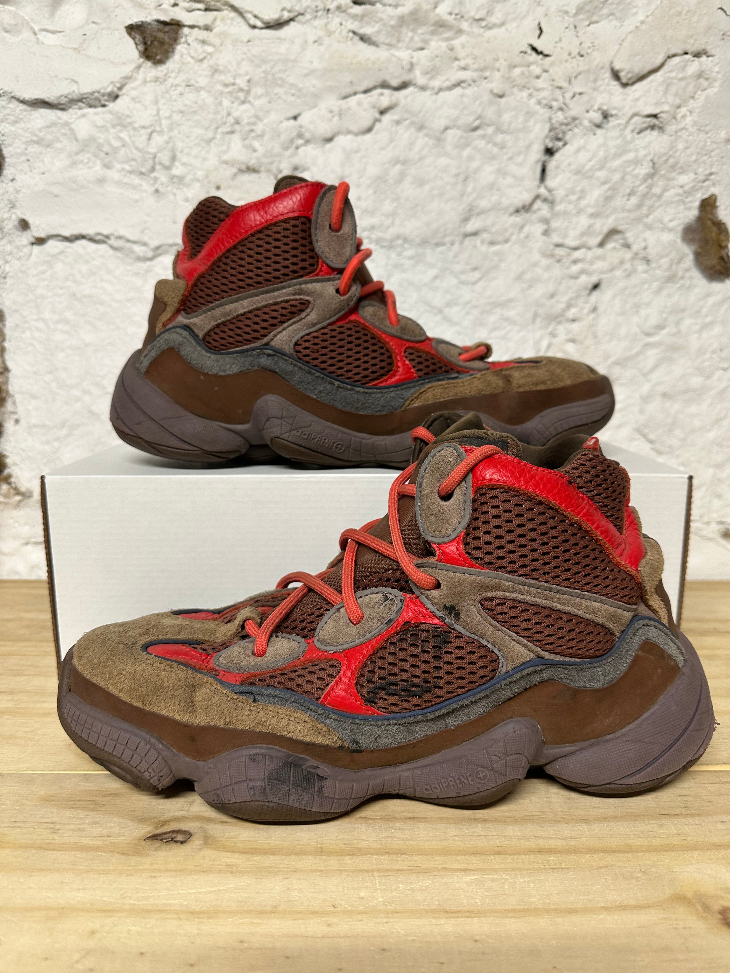 Yeezy 500 High Red Brown Sz 10