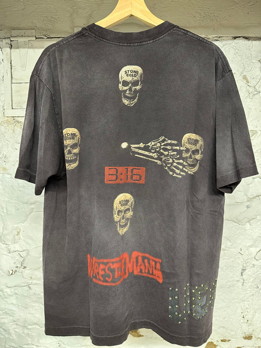 Travis Scott No Bystanders WWE T-Shirt Sz L