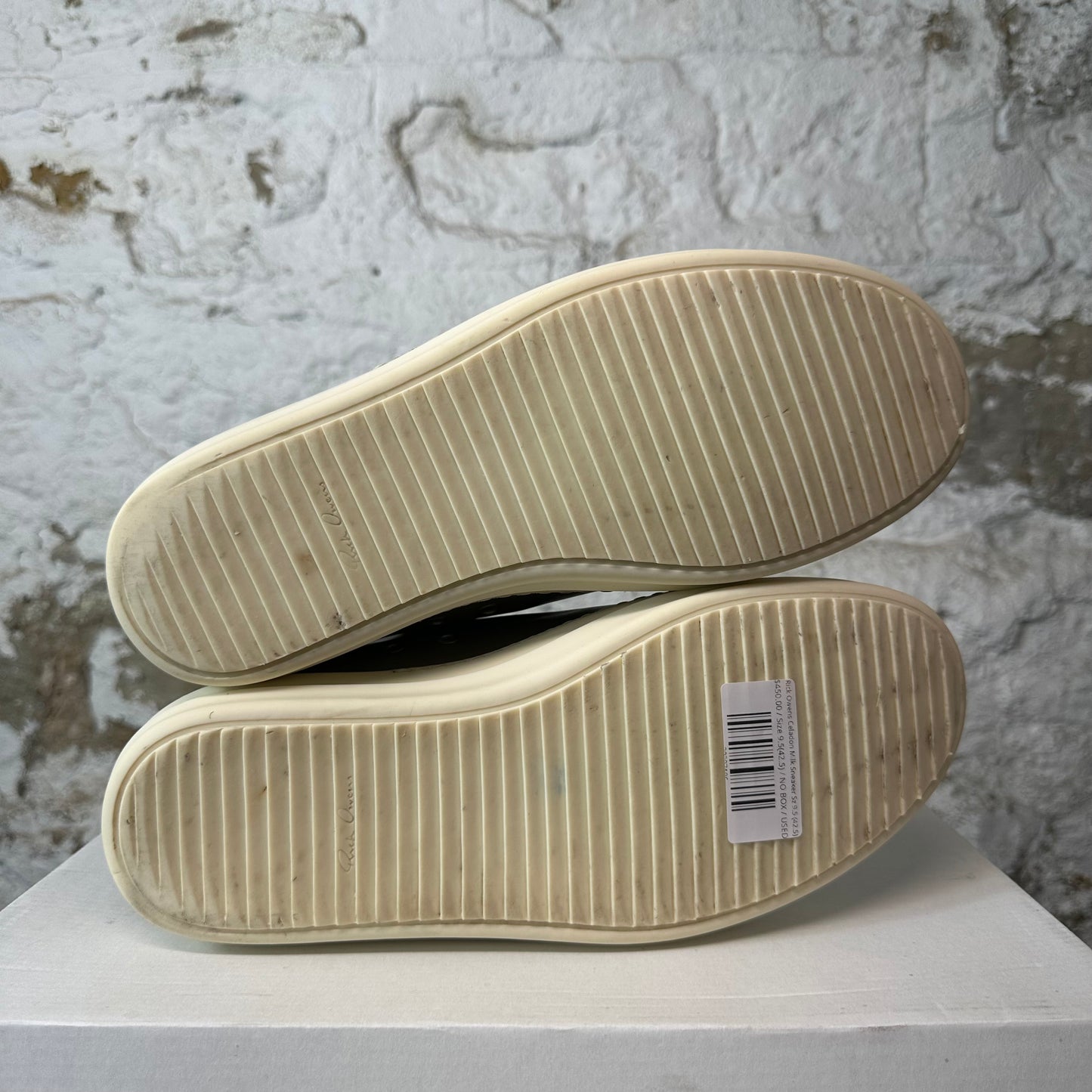 Rick Owens Celadon Milk Sneaker Sz 9.5 (42.5)