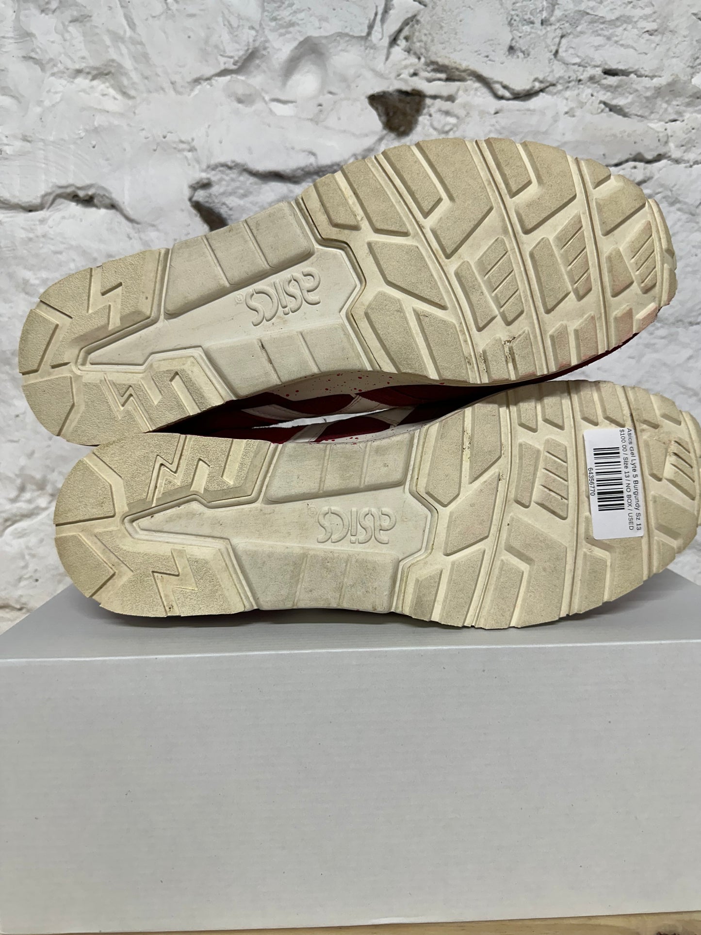 Asics Gel-Lyte 5 Burgundy Sz 13