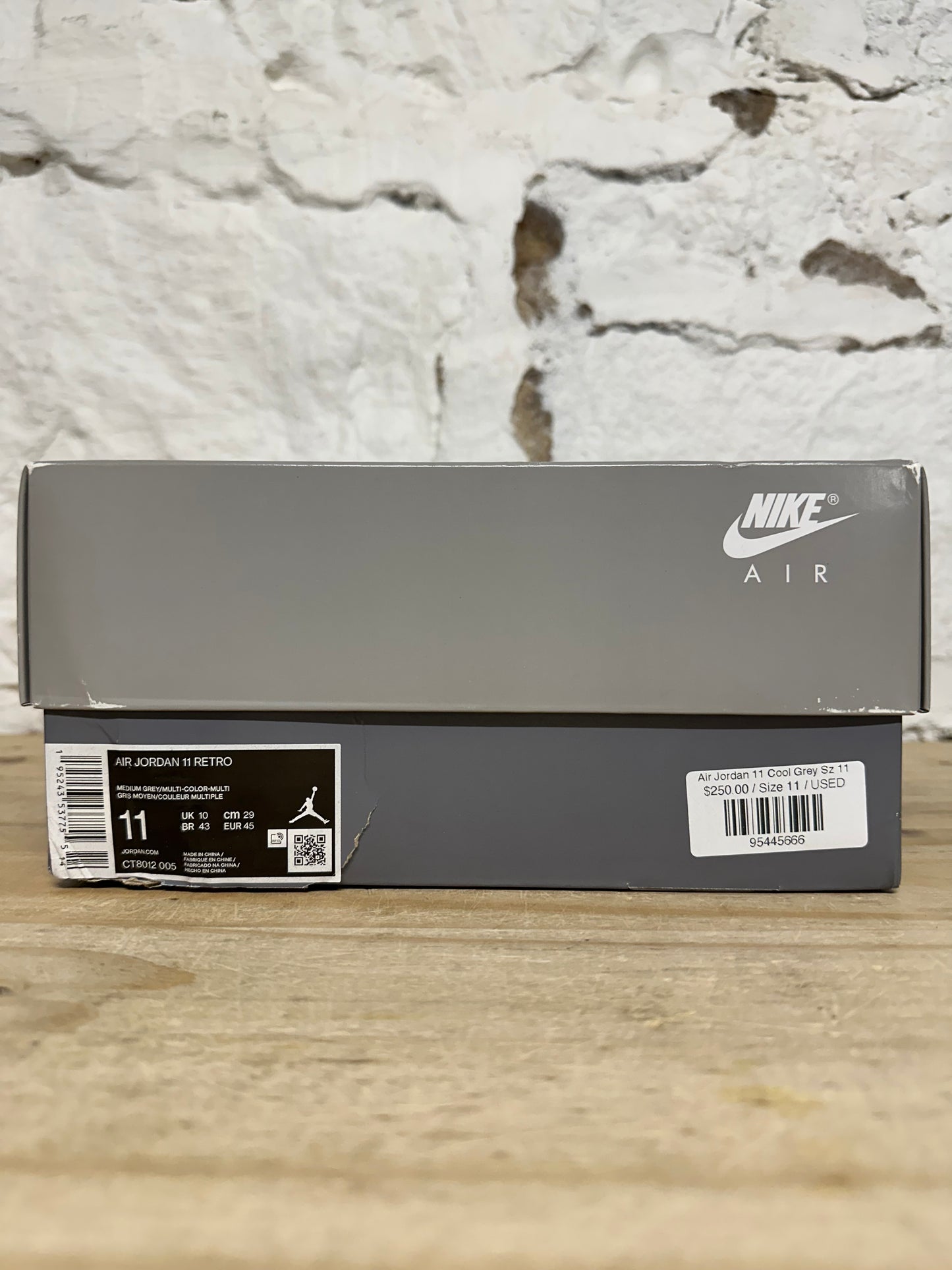Air Jordan 11 High Cool Grey Sz 11