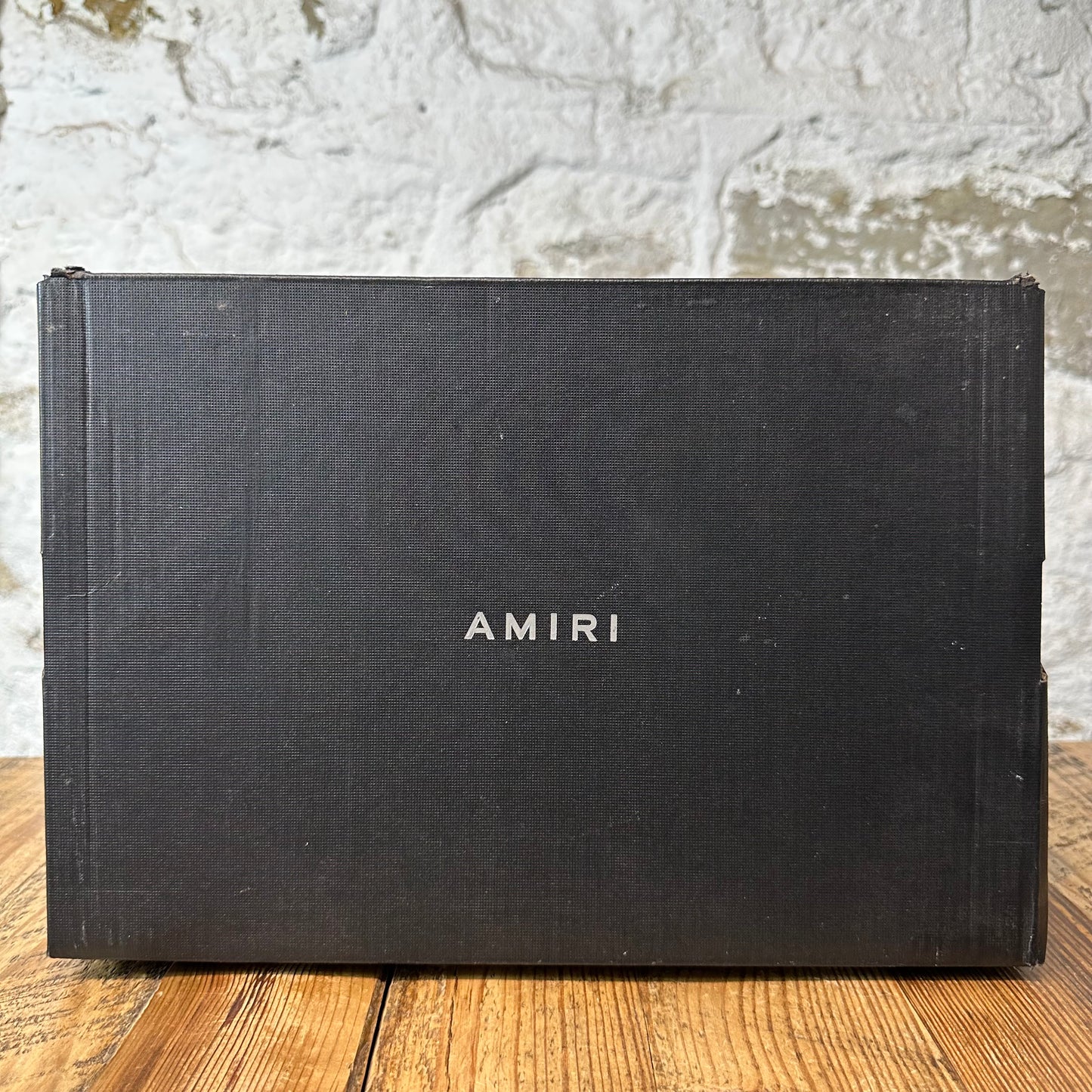 Amiri Black Skeleton White Black Sneaker Sz 6.5 (39)