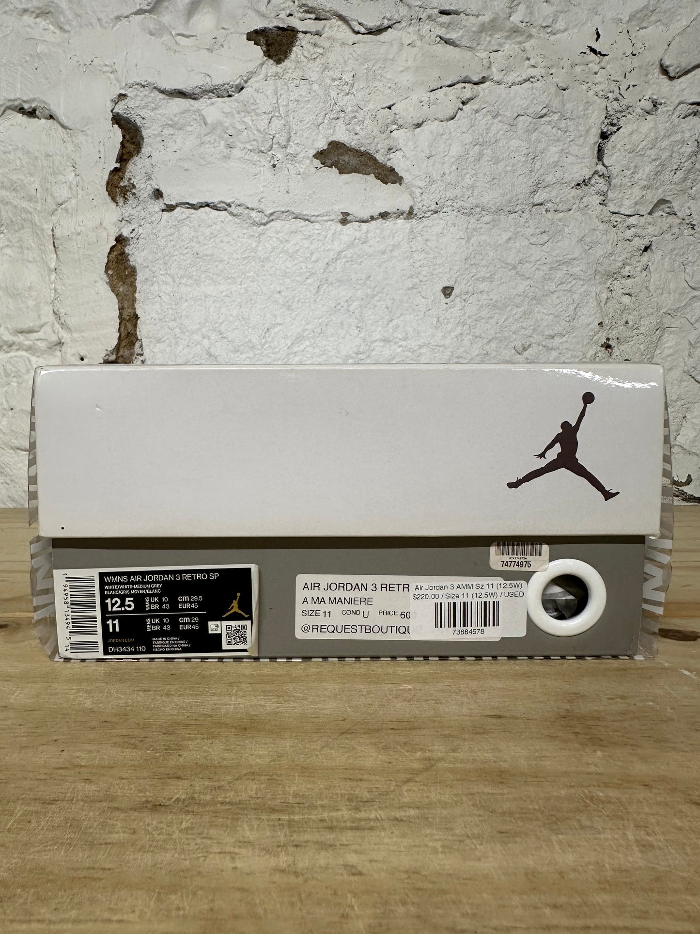 Air Jordan 3 A Ma Maniere Sz 11 (12.5W)