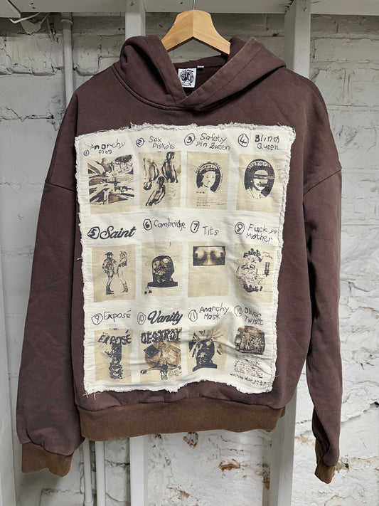 Saint Vanity Brown Hoodie Sz XL