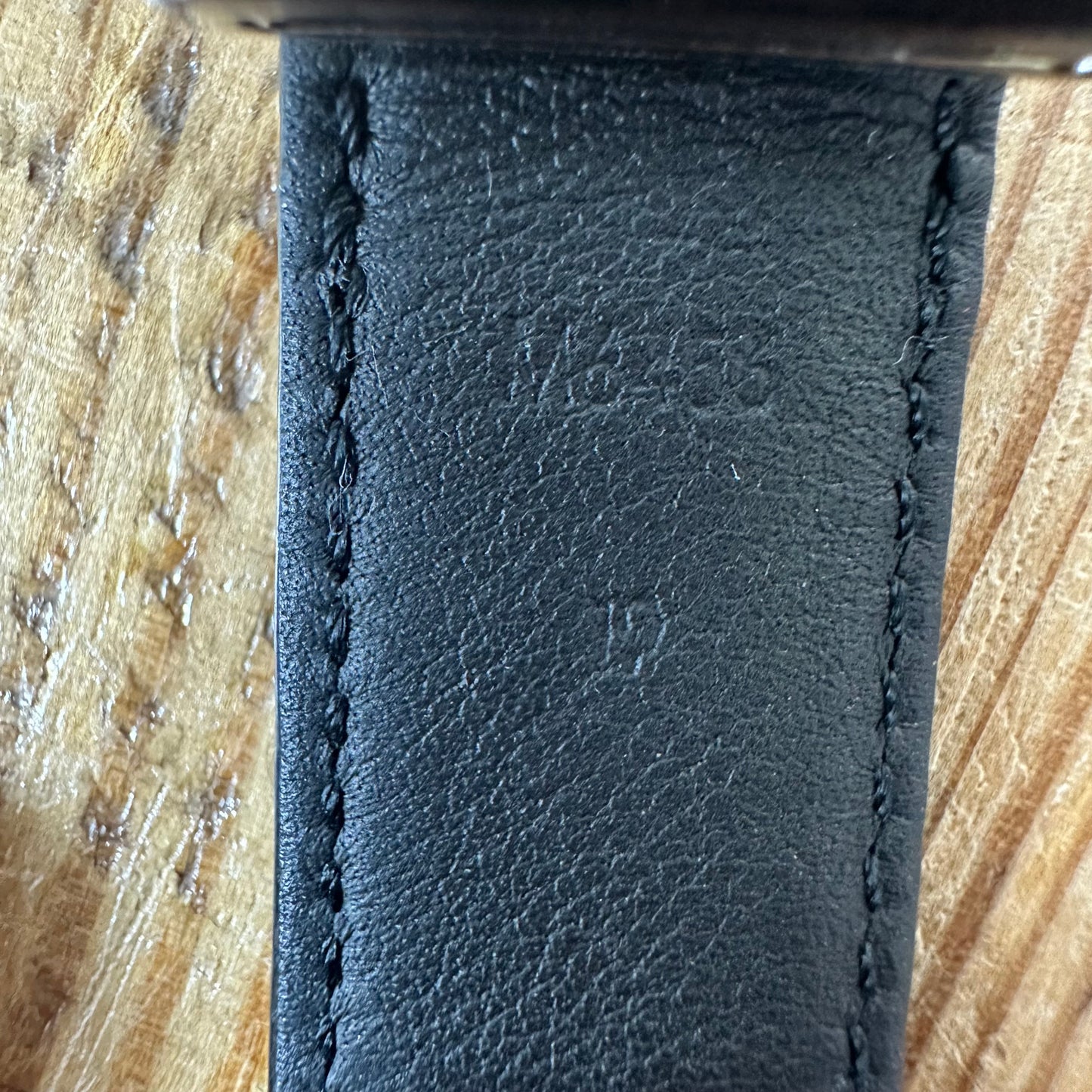 Louis Vuitton Graphite Slim Bracelet Sz 19