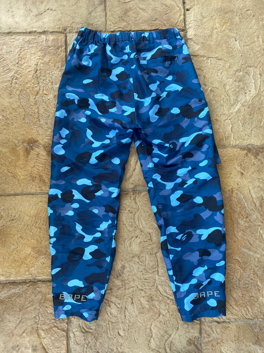 Bape Blue Camo Flight Pants Sz L