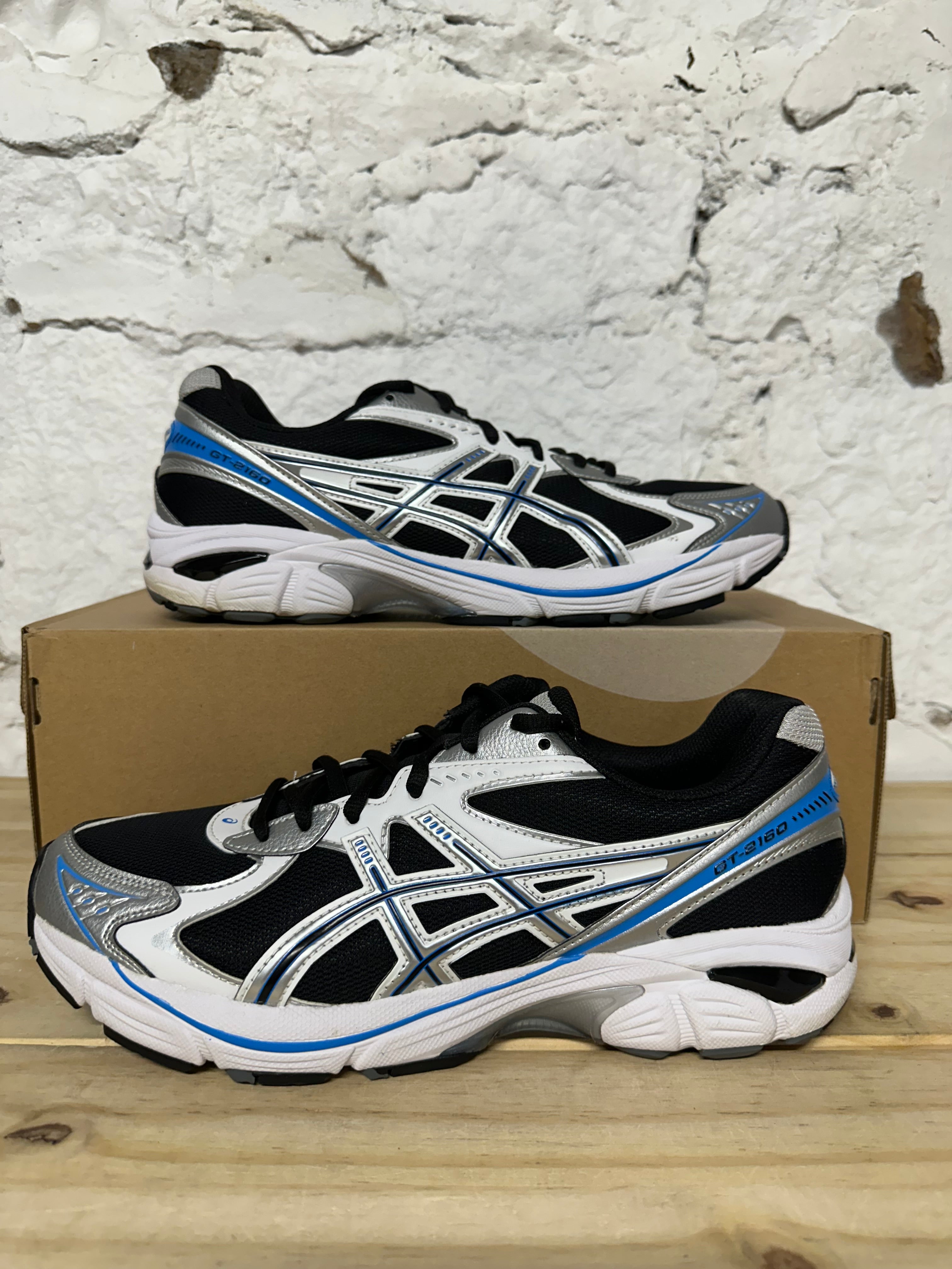 Asics GT2160 Black Pure Silver Sz 10