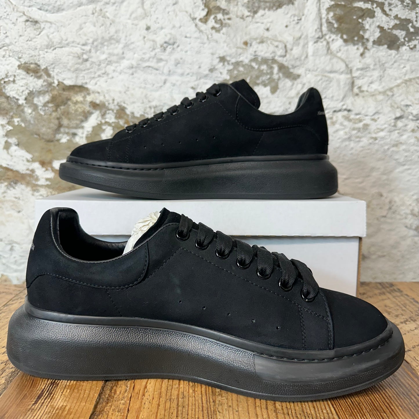 Alexander Mcqueen Black Suede Sneaker Sz 11 (44)