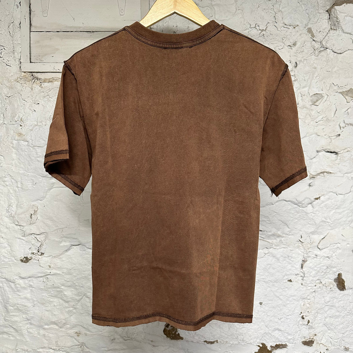 Saint Vanity Griffin T-Shirt Brown Sz S